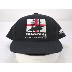 Vintage Adidas England France 1998 World Cup Cap NWT Adjustable